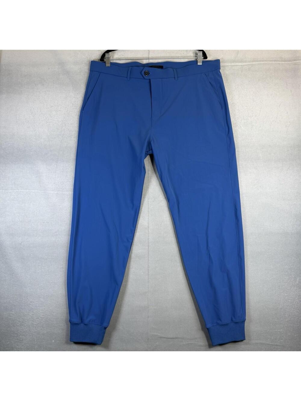 Greyson Montauk Jogger Pants Mens 40 Blue Golf Stretch Performance Tech